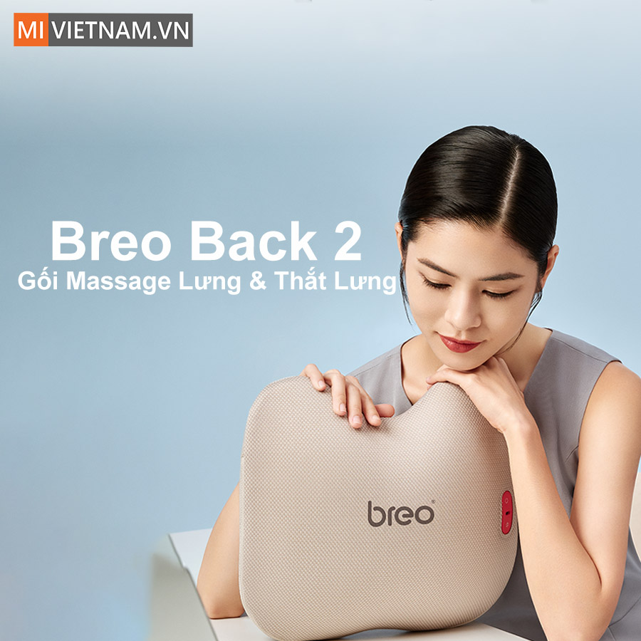 Gối massage lưng Breo Back 2