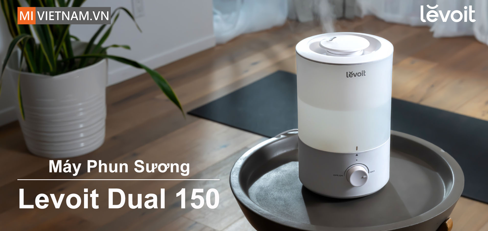 Máy Phun Sương Tạo Ẩm Levoit Dual 150 