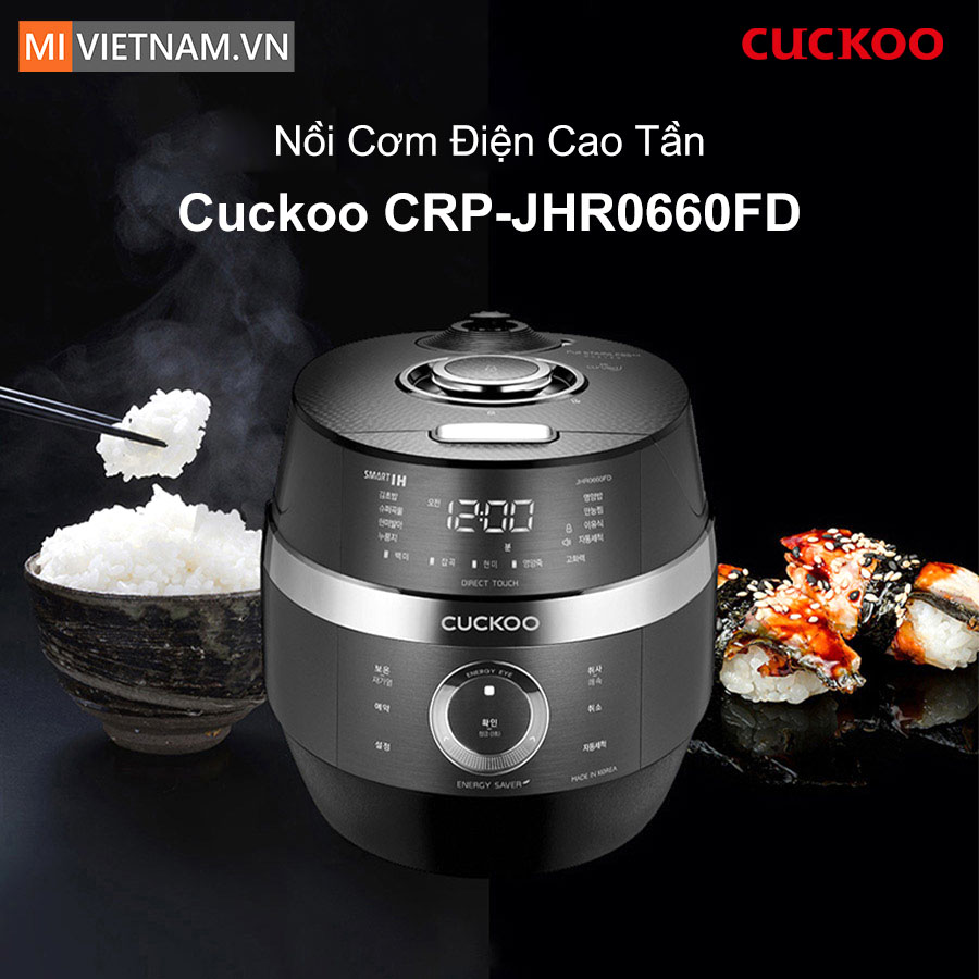nồi cơm điện cao tần Cuckoo CRP-JHR0660FD 1.08L