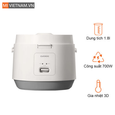 Nồi Cơm Điện Cơ Cuckoo CR-1095/WHVNCV 1.8L - Hàng Chính Hãng 111 Nồi cơm điện cơ Cuckoo CR-1095/WHVNCV