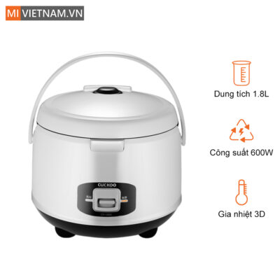 Nồi Cơm Điện Cơ Cuckoo CR-1055B, Dung Tích 1.8L - Hàng Chính Hãng 110 Nồi Cơm Điện Cơ Cuckoo CR-1055B
