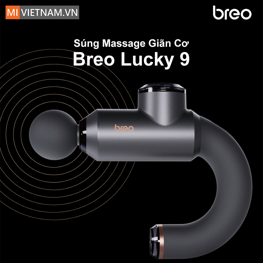 Súng Massage Giãn Cơ Breo Lucky 9 