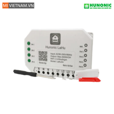 công tắc thông minh Hunonic Lahu 4 kênh