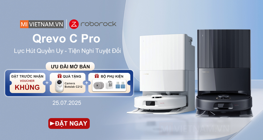 Ưu Đãi Mở Bán Roborock Qrevo C Pro