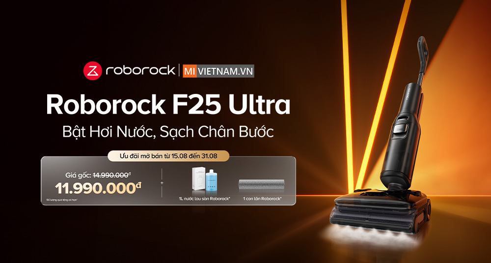 Mở bán Roborock F25 Ultra