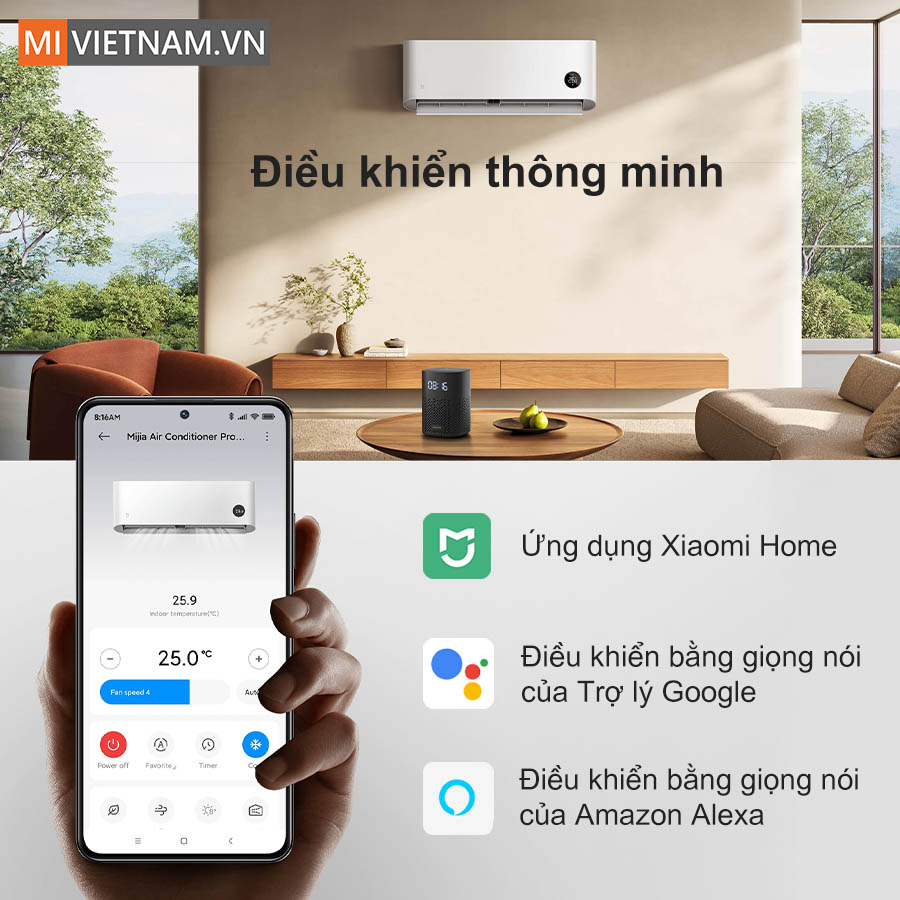 Điều hòa 1 chiều Xiaomi Mijia Air Conditioner Pro Eco Inverter 1HP - Bản Quốc Tế 10 Xiaomi Mijia Air Conditioner Pro Eco