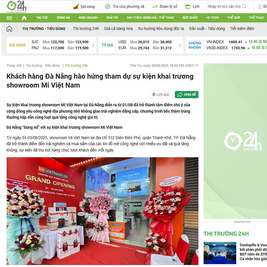 Mi Việt Nam Khai Trương Chi Nhánh Đà Nẵng