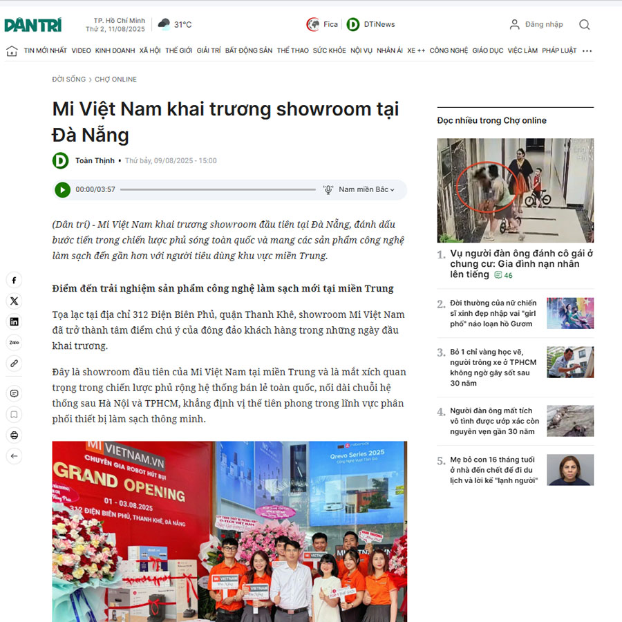 Mi Việt Nam Khai Trương Chi Nhánh Đà Nẵng