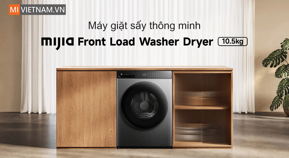 Máy giặt sấy cửa trước Xiaomi Mijia Giặt 10.5kg, Sấy 7kg - Bản Quốc Tế 2 Xiaomi Mijia Front Load Washer Dryer