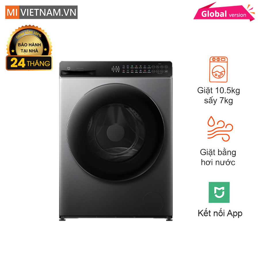 Máy giặt sấy cửa trước Xiaomi Mijia Giặt 10.5kg, Sấy 7kg - Bản Quốc Tế 1 Xiaomi Mijia Front Load Washer Dryer