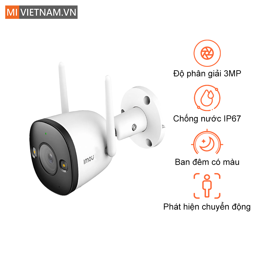 Camera IP ngoài trời 3MP IMOU IPC-F32FP Full Color 1 Camera IP ngoài trời 3MP IMOU IPC-F32FP Full Color