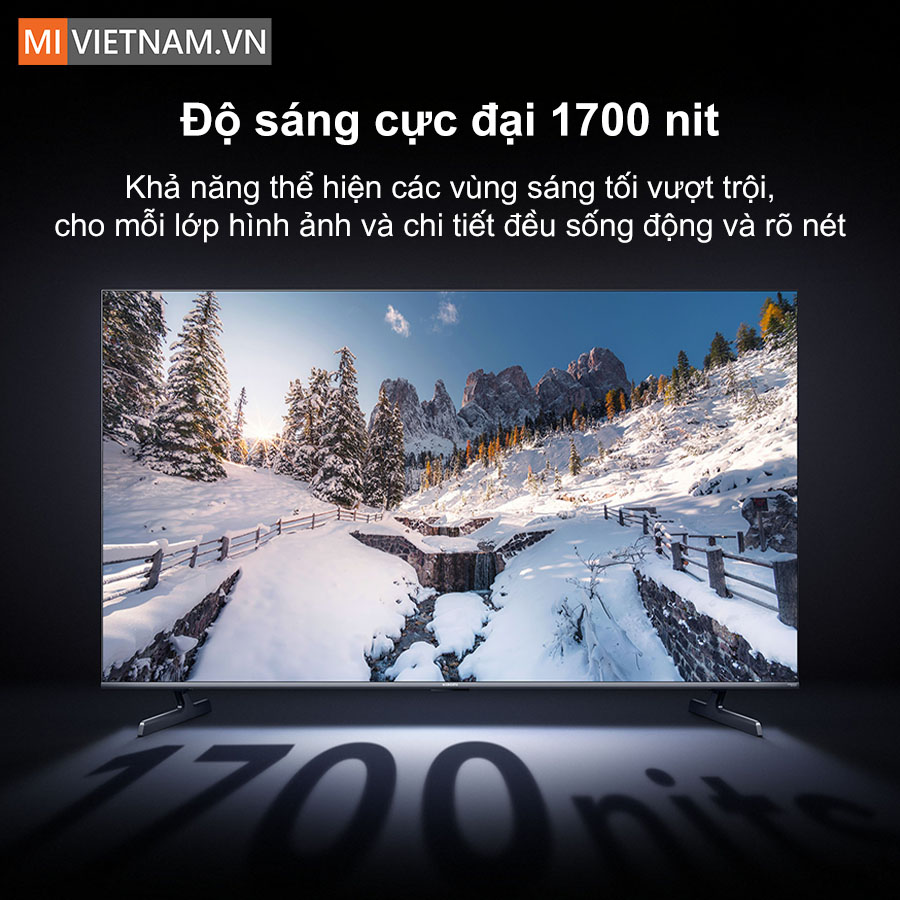 Tivi Xiaomi 55 inch S Pro Mini LED 2026 - Màn hình 4K, tần số 144Hz 5 Tivi Xiaomi 55 inch S Pro Mini LED 2026