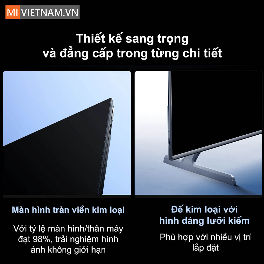 Tivi Xiaomi 55 inch S Pro Mini LED 2026 - Màn hình 4K, tần số 144Hz 16 Tivi Xiaomi 55 inch S Pro Mini LED 2026