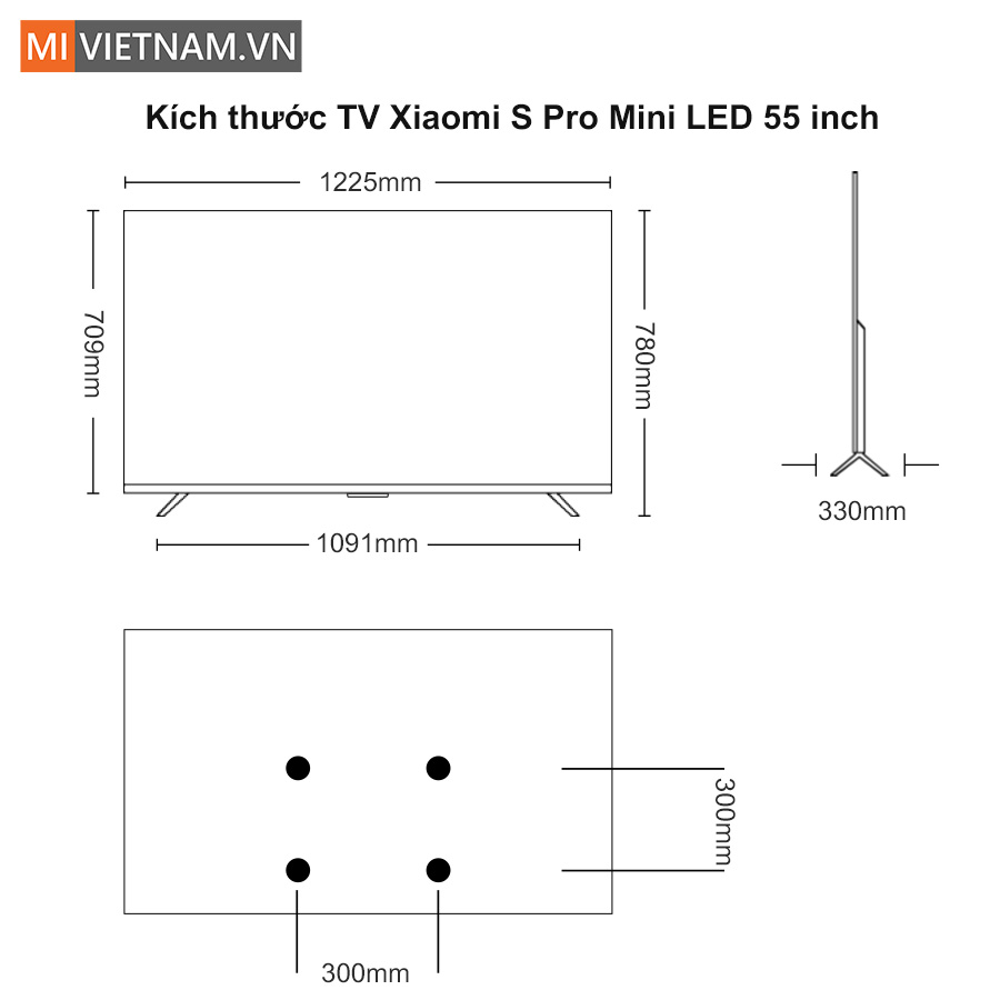 Tivi Xiaomi 55 inch S Pro Mini LED 2026 - Màn hình 4K, tần số 144Hz 17 Tivi Xiaomi 55 inch S Pro Mini LED 2026
