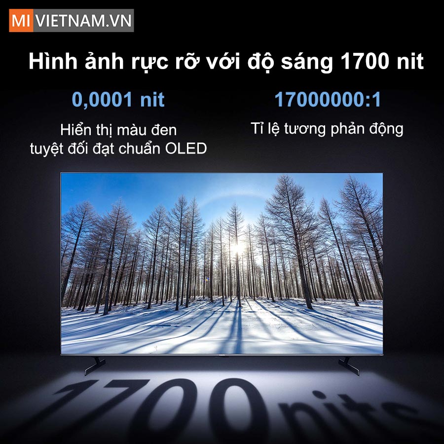 Tivi Xiaomi 65 Inch S Pro Mini LED 2026 - Màn hình 4K, tần số 144Hz 6 Tivi Xiaomi 65 Inch S Pro Mini LED