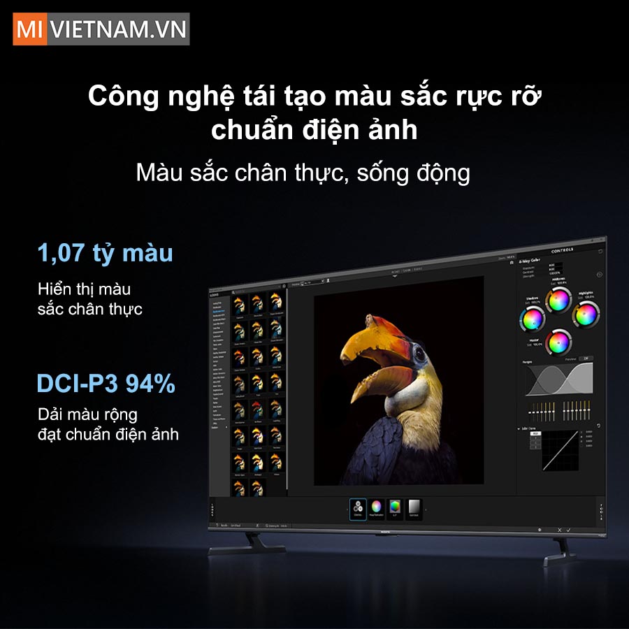 Tivi Xiaomi 65 Inch S Pro Mini LED 2026 - Màn hình 4K, tần số 144Hz 9 Tivi Xiaomi 65 Inch S Pro Mini LED