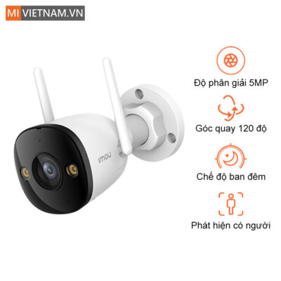 camera IP hồng ngoại ngoài trời 5MP IMOU IPC F52FP fullcolor