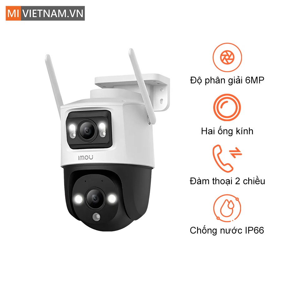Camera IP ngoài trời 360 độ 6MP IMOU IPC-S7XP-6M0WED Dual 1 IMOU IPC-S7XP-6M0WED Dual