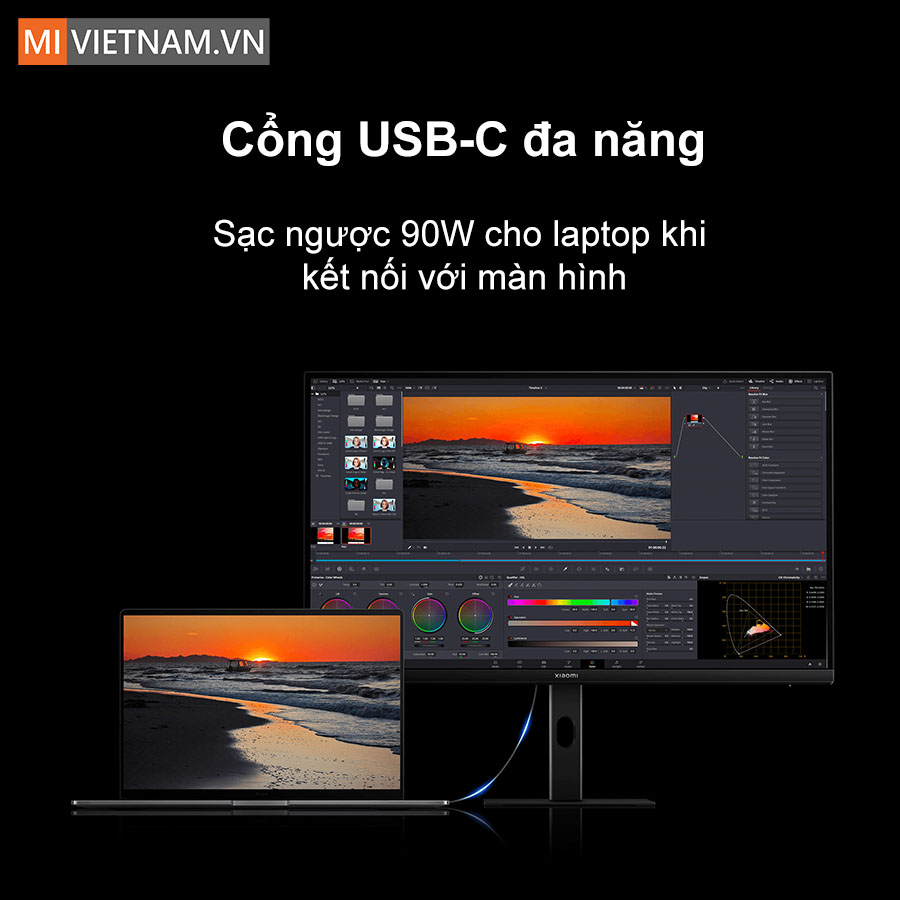 Màn hình máy tính Xiaomi A27Ui 27 inch 4K - Hàng Chính Hãng 9 màn hình máy tính Xiaomi A27Ui