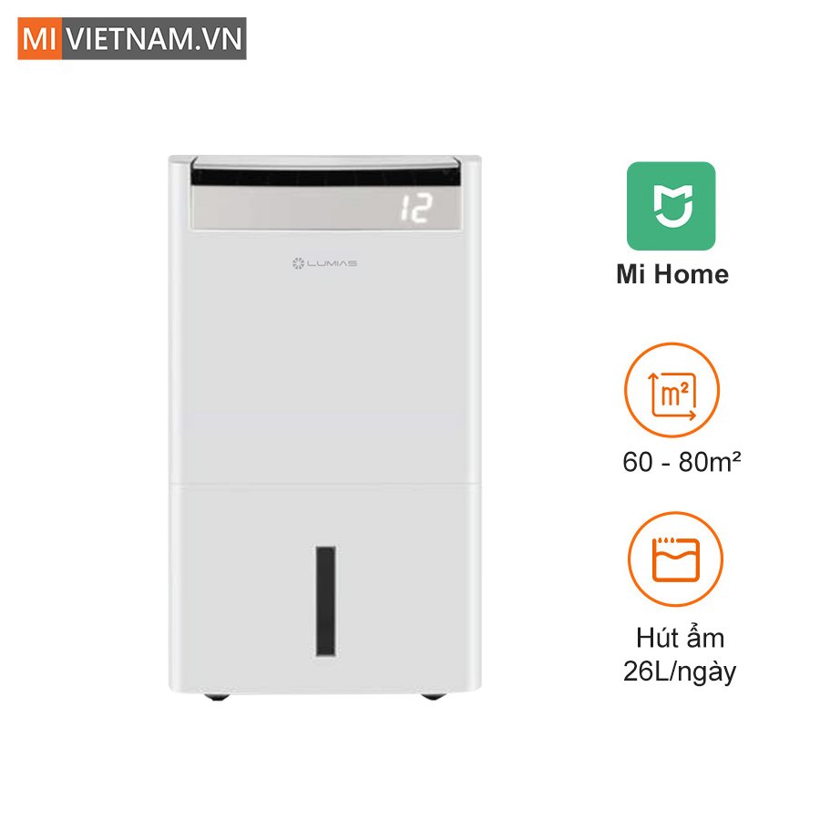 Máy hút ẩm kiêm lọc không khí Lumias D6S-26L – Hàng Chính Hãng 1 Lumias D6S-26L