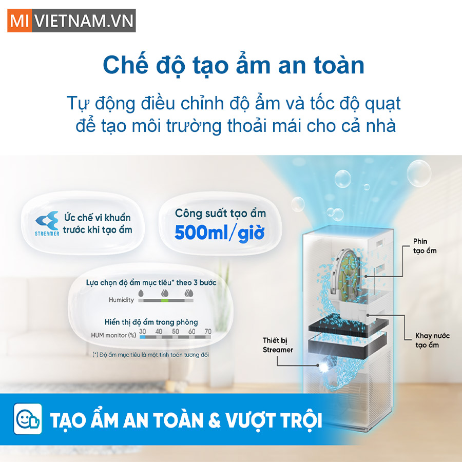 Máy lọc không khí tạo ẩm Daikin MCK555AVMVW - Hàng Chính Hãng 8 MLKK MCK555AVMVW dac diem san pham 6