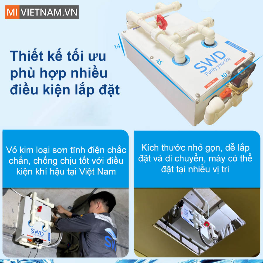 Máy lọc nước tổng sinh hoạt SWD F-MD1000P 10 máy lọc nước tổng sinh hoạt SWD F-MD1000P