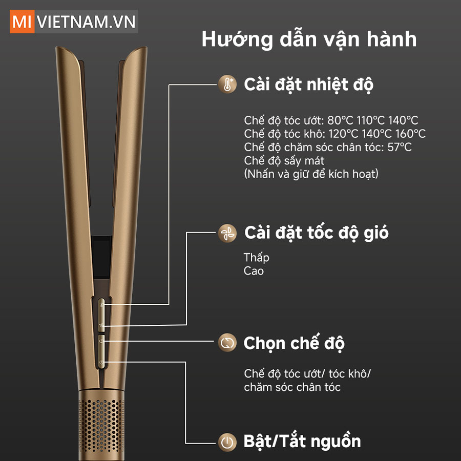 Máy sấy duỗi tóc Dreame Aero Straight - Bản Quốc Tế 15 Máy sấy duỗi tóc Dreame Aero Straight