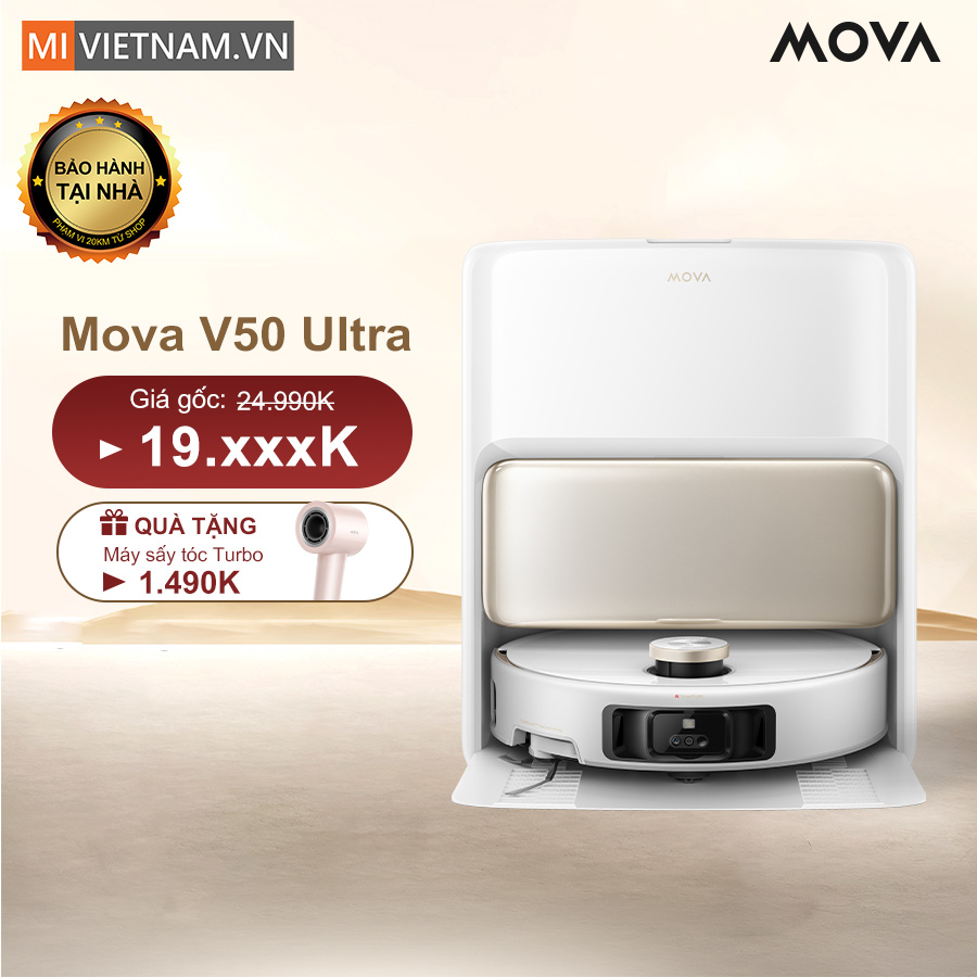 Robot hút bụi lau nhà Mova V50 Ultra - Hàng Chính Hãng 1 Mova V50 Ultra