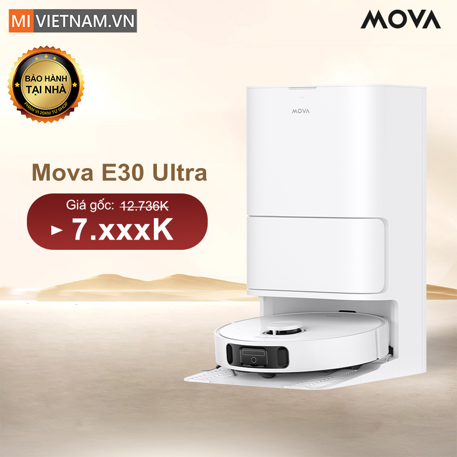 Robot hút bụi lau nhà Mova E30 Ultra - Hàng Chính Hãng 1 Move E30 Ultra