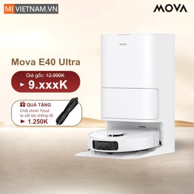 Robot hút bụi lau nhà Mova E40 Ultra - Hàng Chính Hãng 23 E40 Ultra