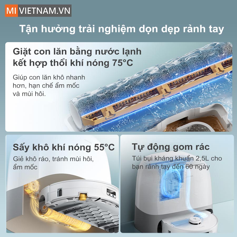 Robot hút bụi lau nhà Roborock Qrevo Curv 2 Flow - Bản Quốc Tế 24 Roborock Qrevo Curv 2 Flow