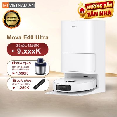 Robot hút bụi lau nhà Mova E40 Ultra - Hàng Chính Hãng 20 Mova E40 Ultra