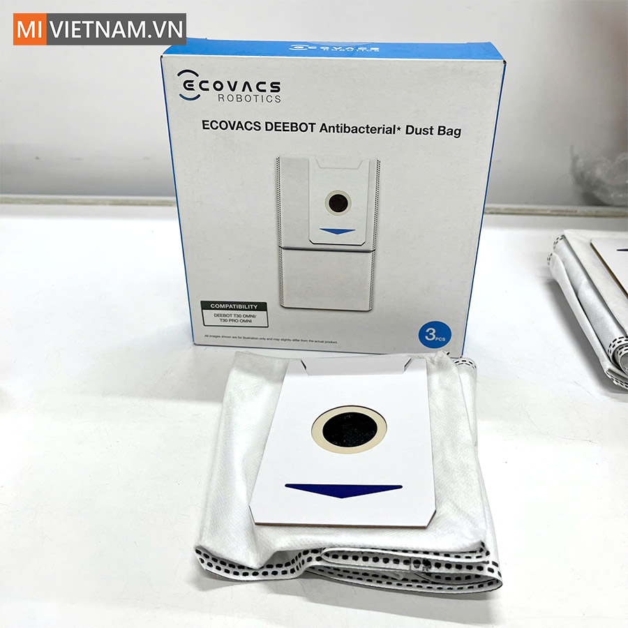 Túi đựng bụi kháng khuẩn Ecovacs DDB030031 cho Deebot T30/T30 pro/T30s pro/T30s pro combo