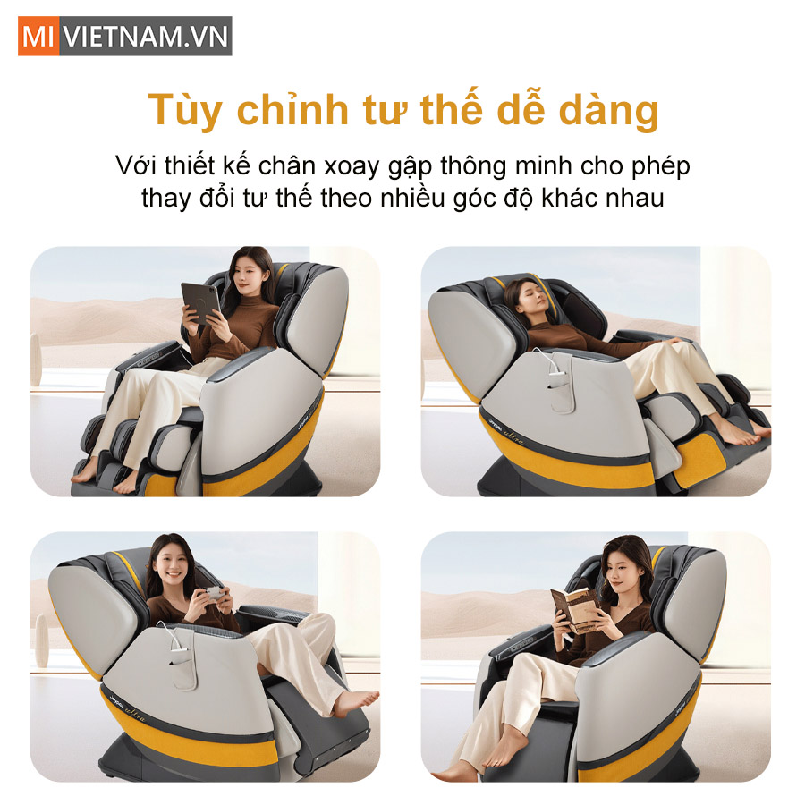 Ghế massage Xiaomi Joypal V2 Pro 2025 EC-6261H 3 ghế massage Xiaomi Joypal V2 Pro 2025 EC-6261H