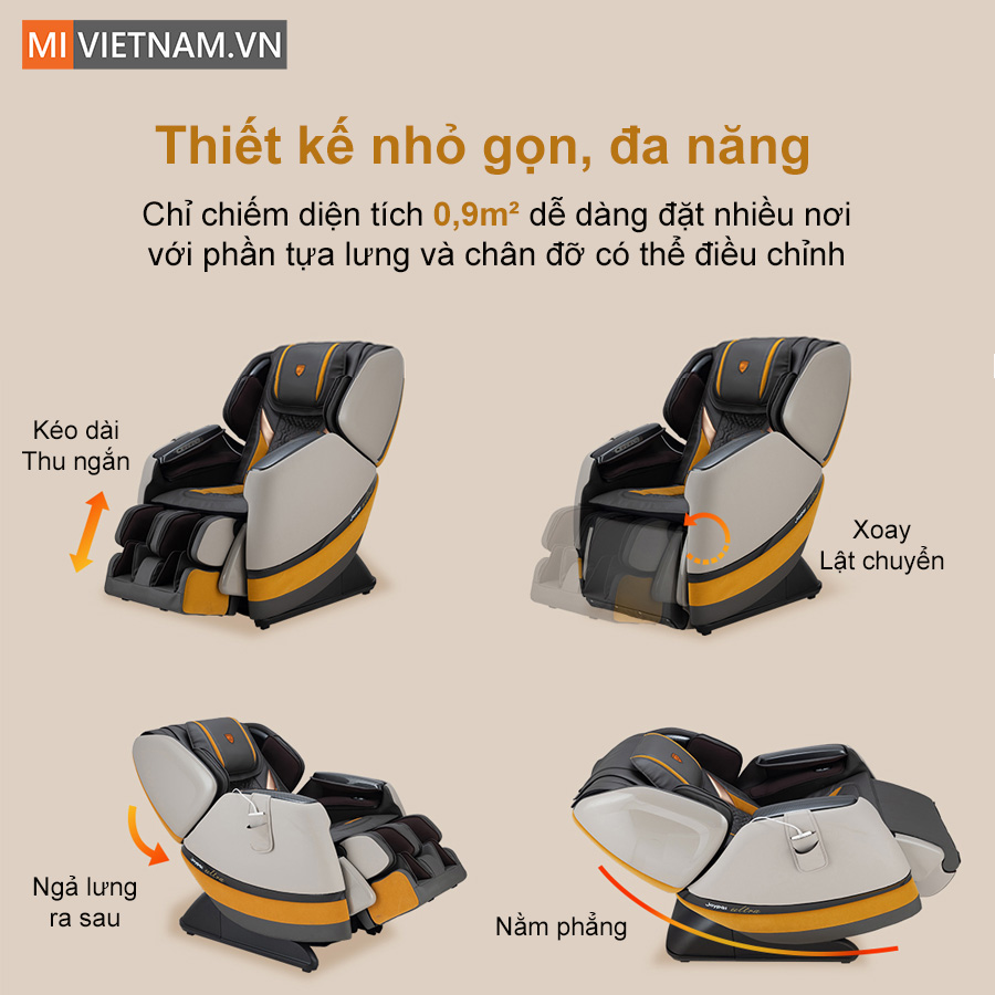 Ghế massage Xiaomi Joypal V2 Pro 2025 EC-6261H 4 ghế massage Xiaomi Joypal V2 Pro 2025 EC-6261H