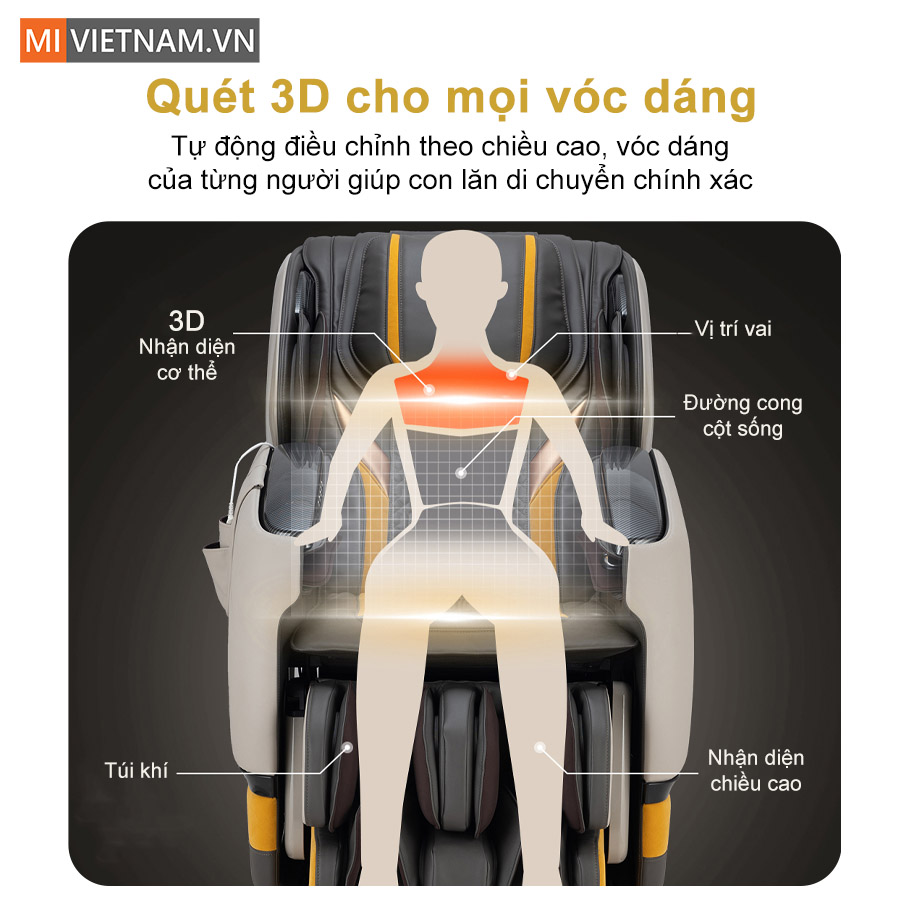 Ghế massage Xiaomi Joypal V2 Pro 2025 EC-6261H 7 ghế massage Xiaomi Joypal V2 Pro 2025 EC-6261H