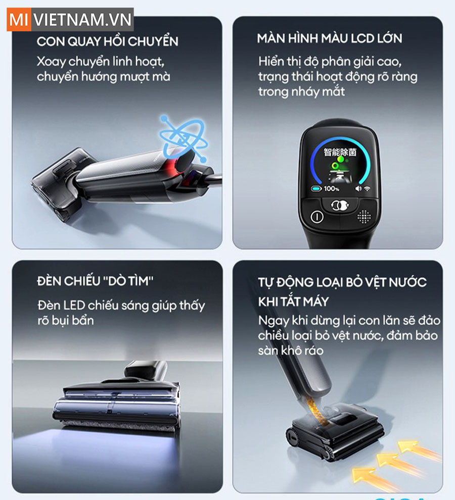 Máy hút bụi lau nhà Tineco Floor One S9 Artist Steam Pro - Hàng Chính Hãng 17 Tineco Floor One S9 Artist Steam Pro