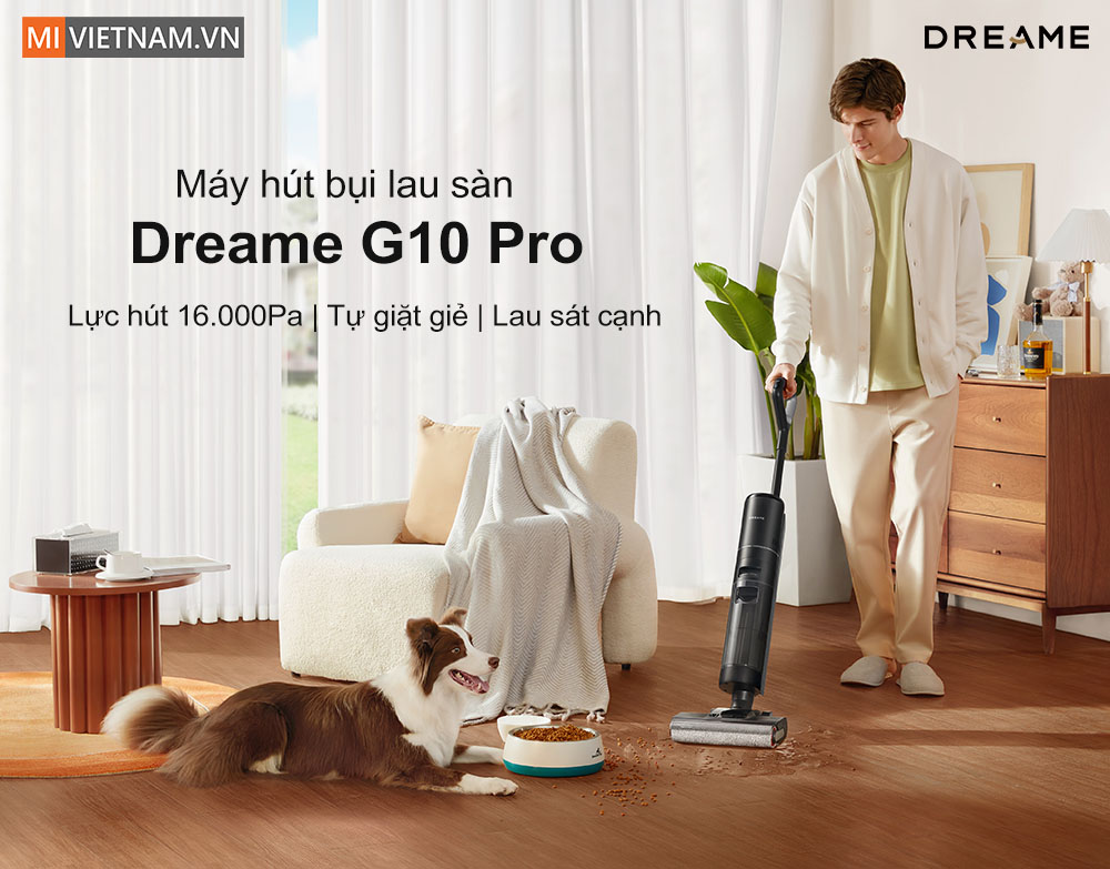 Máy hút bụi lau nhà cầm tay Dreame G10 Pro - Bản Quốc Tế 2 Dreame G10 Pro