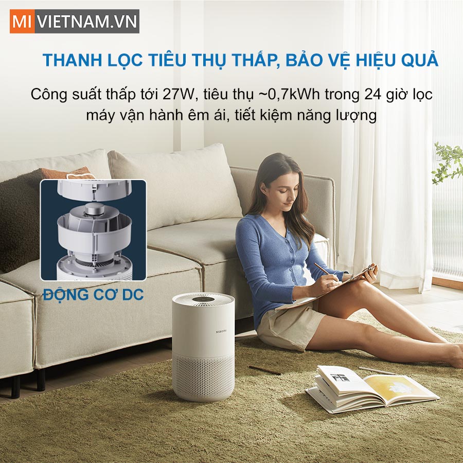 Máy lọc không khí Xiaomi Air Purifier 4 Compact – Bản Quốc Tế 14 Máy lọc không khí Xiaomi Air Purifier 4 Compact