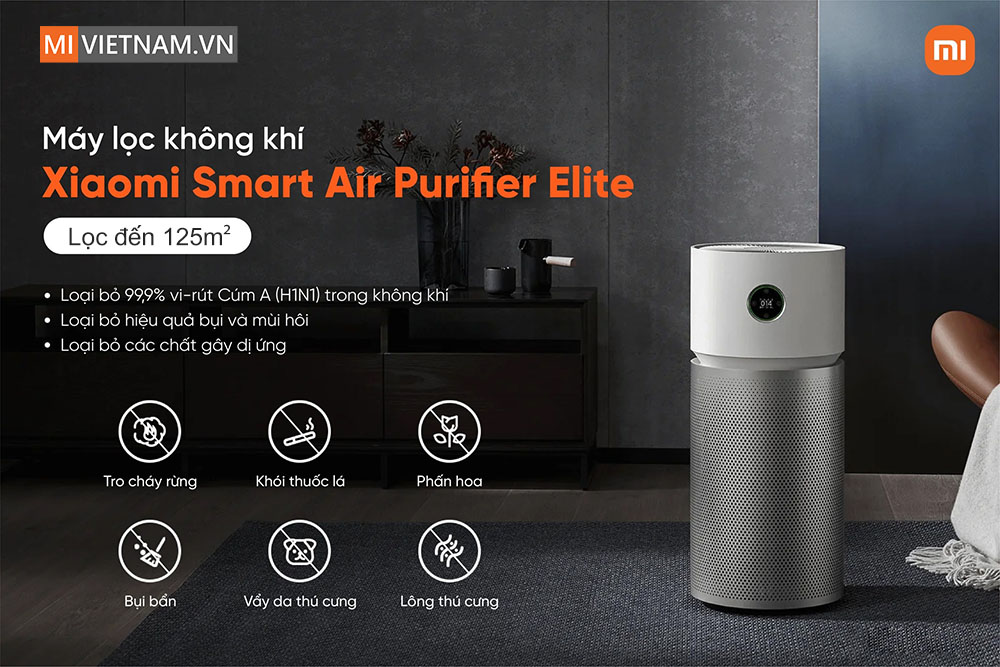 Máy lọc không khí Xiaomi Smart Air Purifier Elite - Bản Quốc Tế 2 Xiaomi Smart Air Purifier Elite