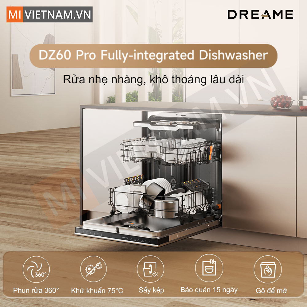 Máy rửa bát Dreame Z60 Pro - Tích hợp đầy đủ tính năng 2 Dreame Z60 Pro
