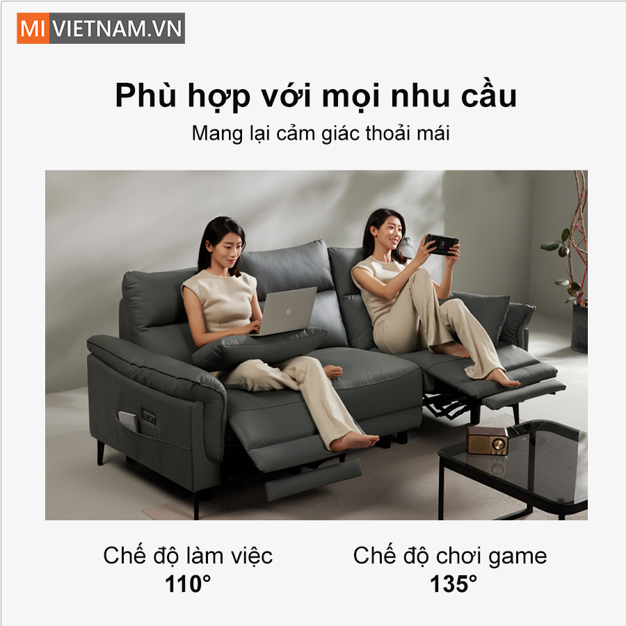 Ghế Sofa Điện 3 Chỗ Xiaomi 8H B9S Pro - Hàng Chính Hãng 7 Ghế Sofa điện 3 chỗ Xiaomi 8H B9S Pro