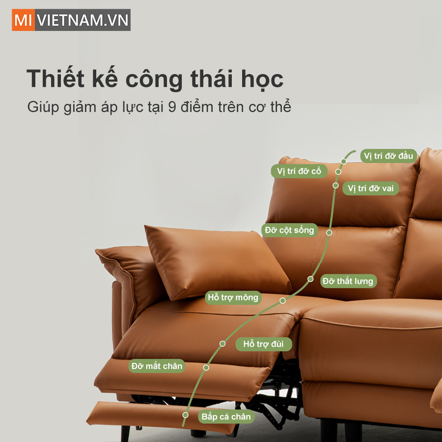 Ghế Sofa Điện 3 Chỗ Xiaomi 8H B9S Pro - Hàng Chính Hãng 10 Ghế Sofa điện 3 chỗ Xiaomi 8H B9S Pro