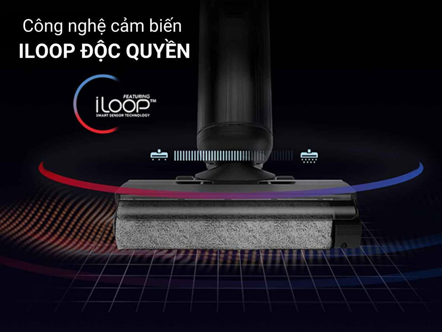 Cảm biến thông minh iLoop Smart Sensor tự động điều chỉnh lực hút trên máy Tineco Floor One