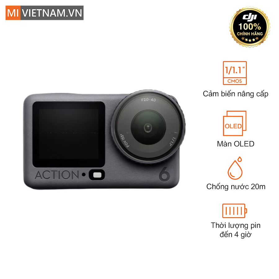 Camera DJI Osmo Action 6 - Hàng Chính Hãng, Giá Tốt 1 DJI Osmo Action 6