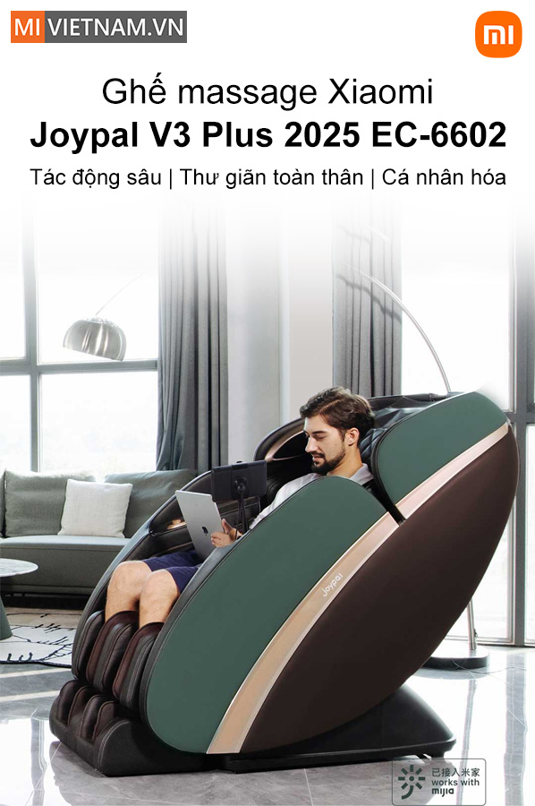 Ghế massage Xiaomi Joypal V3 Plus 2025 EC-6602 2 Ghế massage Xiaomi Joypal V3 Plus 2025 EC-6602