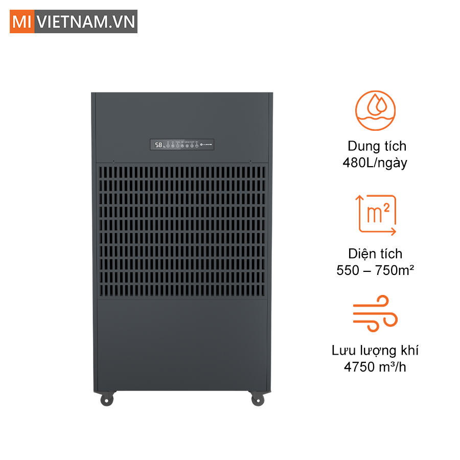 Máy hút ấm công nghiệp Lumias LID-S480 dung tích 480L - Hàng Chính Hãng 1 máy hút ẩm công nghiệp Lumias LID-S480