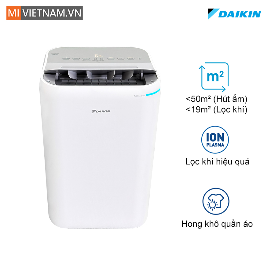 Máy lọc không khí hút ẩm Daikin JPF12AV2 - Hàng Chính Hãng 1 máy lọc không khí hút ẩm Daikin JPF12AV2