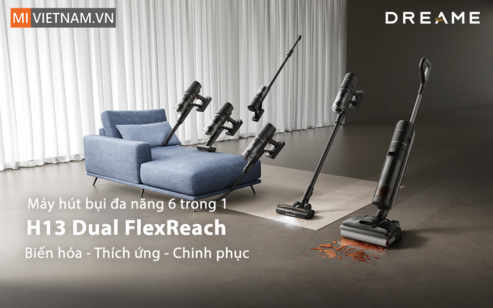 Máy hút bụi lau nhà khô và ướt Dreame H13 Dual FlexReach - Bản Quốc Tế 2 Dreame H13 Dual FlexReach