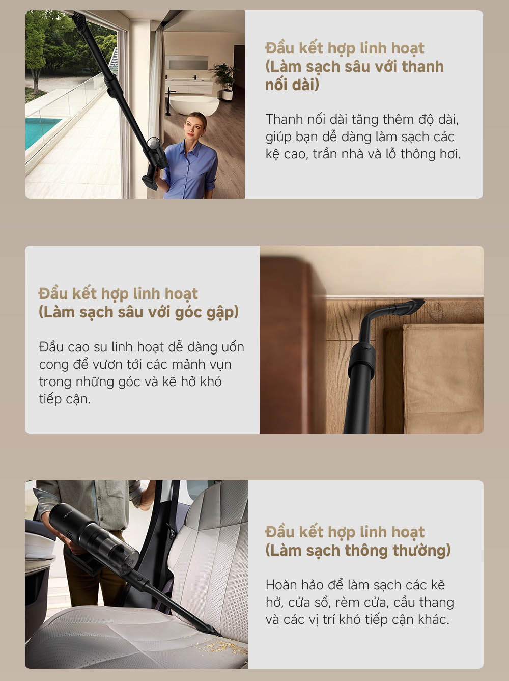 Máy hút bụi lau nhà khô và ướt Dreame H13 Dual FlexReach - Bản Quốc Tế 7 Dreame H13 Dual FlexReach